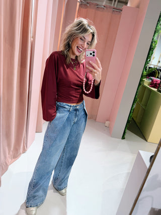 Daphne Longsleeve - Bordeaux