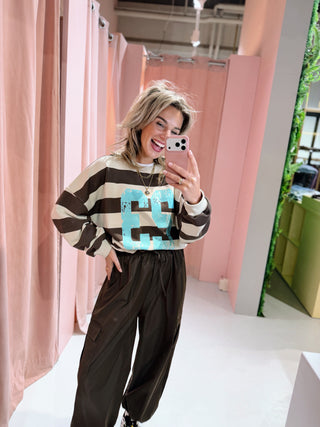 Paige Sweater - Bruin/Beige