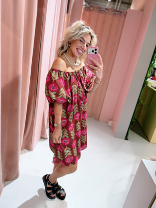 Nala Dress - Bordeaux