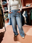 COJ - Lulu Wide Leg Jeans - Light Blue