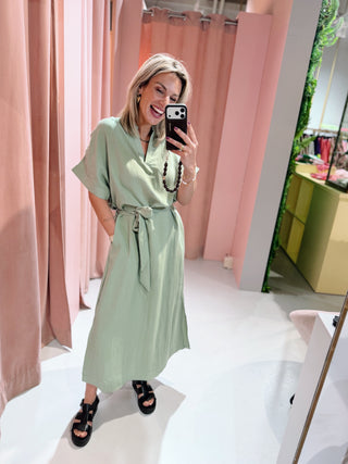 Iris Dress - Groen
