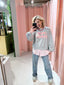 Blouse Extender - Roze Streep