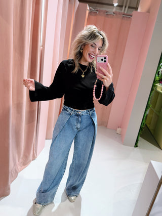 Daphne Longsleeve - Zwart