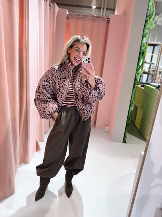 Anais Jacket Animal - Roze