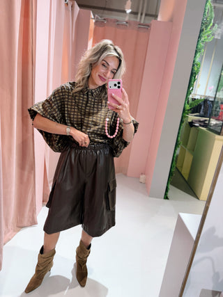 Amira Blouse - Bruin