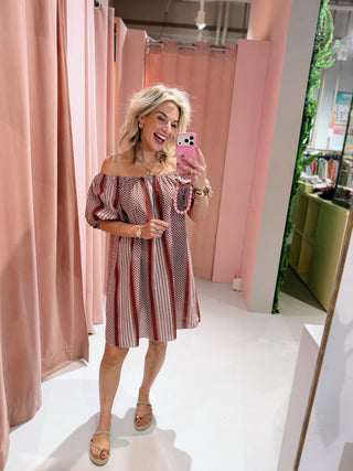 Mila Dress - Bordeaux