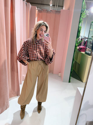 Harvey Ruit Blouse - Terra