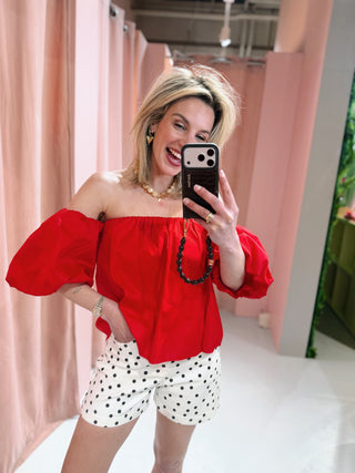 Vienne Top - Rood