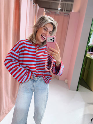 Tyra Longsleeve - Rood
