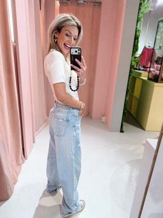 Vivian Barrel Jeans - Lichtblauw