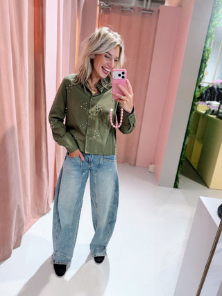 Xenna Blouse - Army