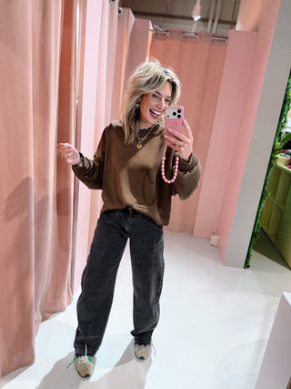 Amore Mio Sweater - Bruin