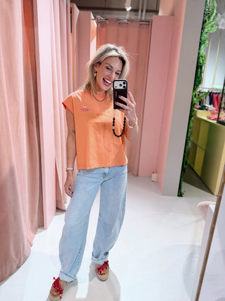 Palm Top - Peach