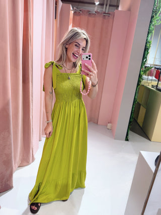 Paige Dress - Lime