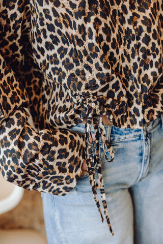 Zoe Blouse - Leopard