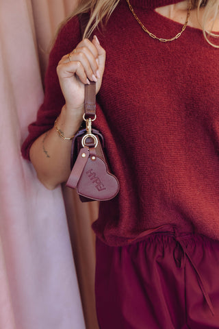 HYPE! Mirror Keychain - Bordeaux