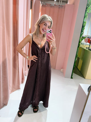 Puck Dress - Aubergine