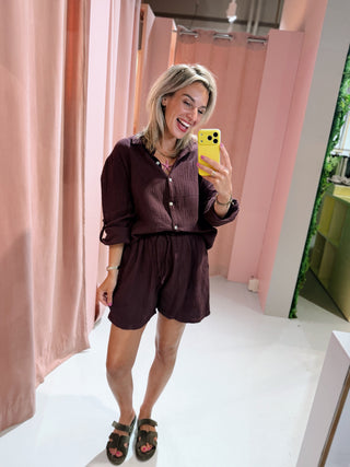 Pelle Set - Aubergine