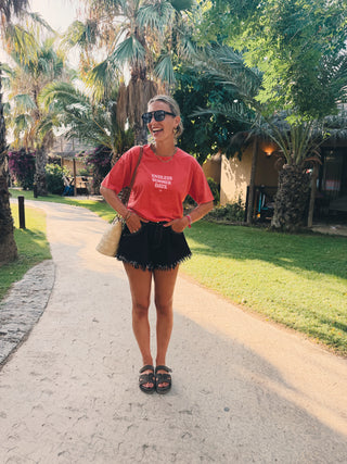Summer Days Tee - Washed Red