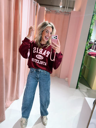 Paris Club Sweater - Bordeaux