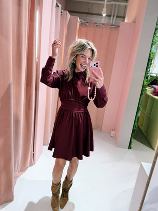 Carlijn Dress - Bordeaux
