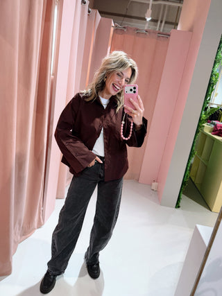 Claire Blouse - Bordeaux