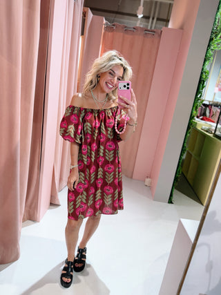 Nala Dress - Bordeaux