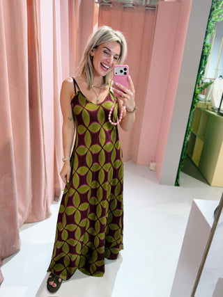 Pauline Dress - Aubergine