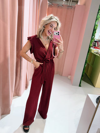 Noel Jumpsuit - Bordeaux