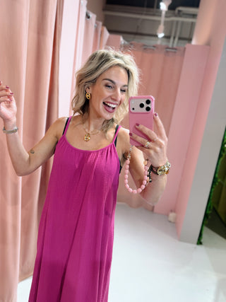 Jasmine Dress - Magenta