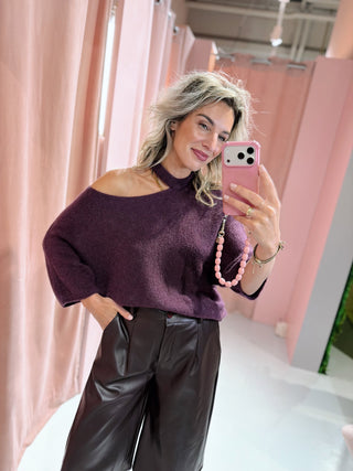 Bianca Knit - Aubergine