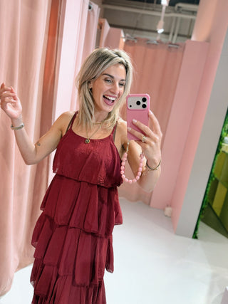 Pascal Dress - Bordeaux