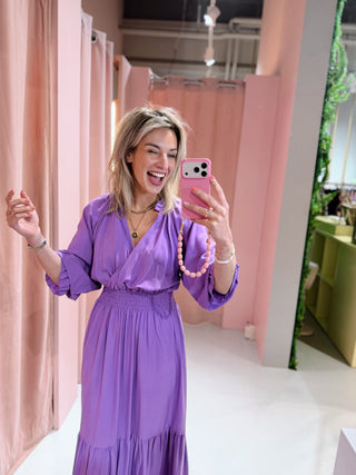 Kira Dress Uni - Paars