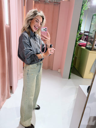 Fabienne Ruit Blouse - Bruin