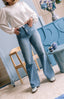 Sunset Flare Jeans - Medium Blue