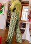 Snake Pants - Lime Green