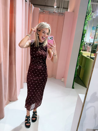 Roos Dress - Bordeaux