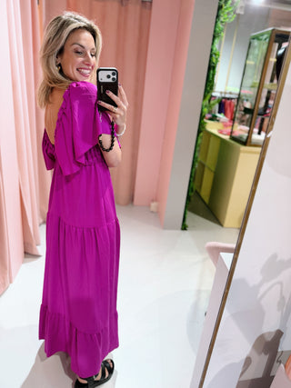 Juliette Dress - Magenta