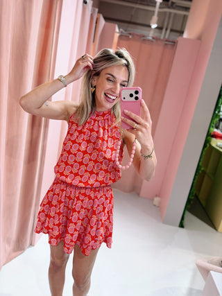 Imaya Dress - Rood/Roze