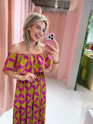 Paola Dress - Magenta
