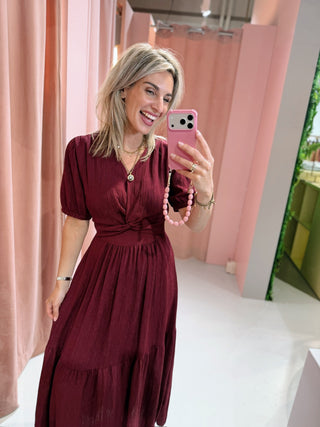 Peggy Dress - Bordeaux