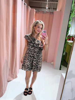Janey Dress - Leopard