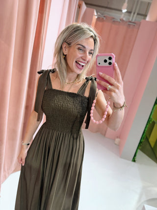 Paige Dress - Bruin