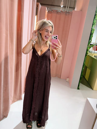 Puck Dress - Aubergine