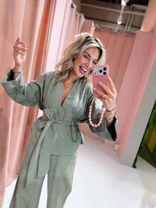 Amaya Blouse - Army