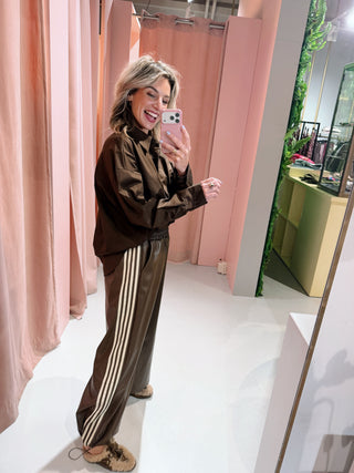 Iris PU Pants - Bruin