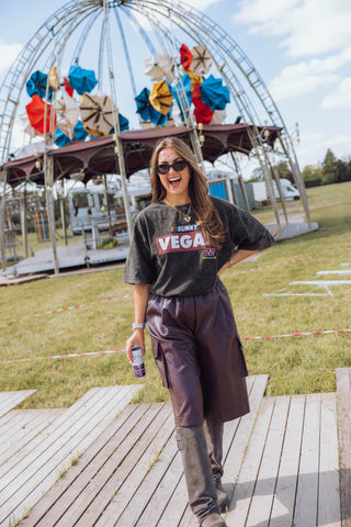 Vegas Tee - Washed Grey