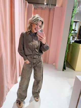 Tessa Blouse - Bruin