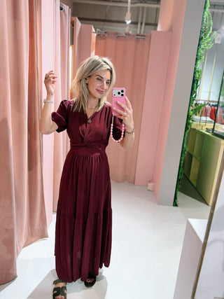 Peggy Dress - Bordeaux