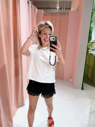 Ilona Lace Short - Zwart